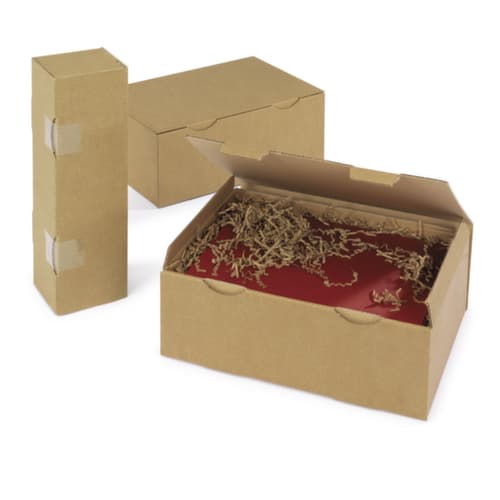 Caisse en carton ondulé 1 cannelure, 1 onde, 150 x 150 x 100 mm