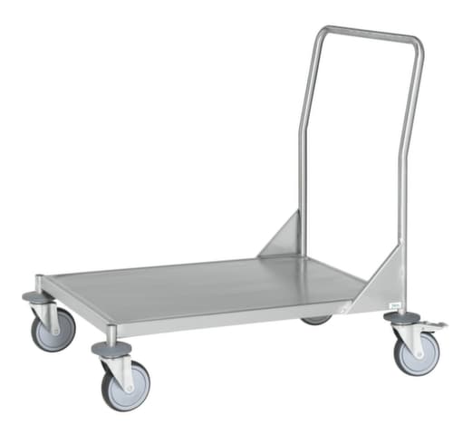 Kongamek Chariot avec barre de poussée en acier inoxydable