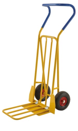 Kongamek diable de manutention avec roues increvables, force 250 kg, caoutchouc plein bandage