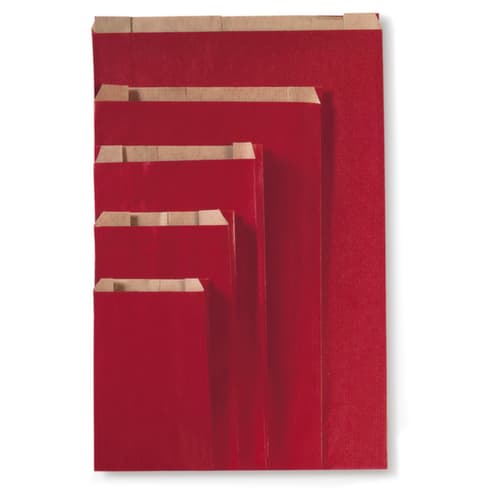 250 pochettes cadeaux rouges