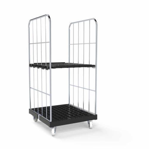Conteneur à roulettes BASICline, force 500 kg, longueur x largeur 815 x 724 mm