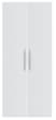 Porte à double battant Terra Nova pour rayonnage de bureau, hauteur x largeur 1880 x 800 mm