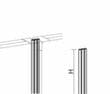 Gera liaison linéaire Pro BasicLine pour cloison, hauteur 1200 mm