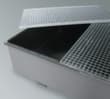 Revêtement PE pour tablette de rétention de rayonnage, largeur x profondeur 2180 x 1300 mm
