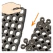 Lot de 10 attaches