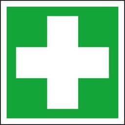 Erste-Hilfe-Schild SafetyMarking®, Aufkleber, langnachleuchtend