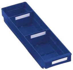 Kappes Extra flacher Regalkasten, blau, Tiefe 400 mm
