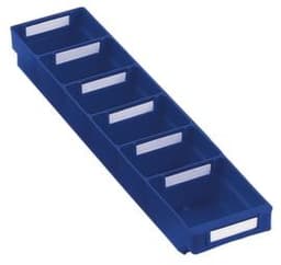 Kappes Extra flacher Regalkasten, blau, Tiefe 500 mm