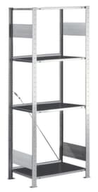 META Steckregal, Höhe x Breite x Tiefe 1850 x 806 x 336 mm, 4 Böden
