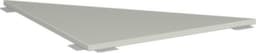 Gera Eckiges Verkettungselement Milano 90°, Breite x Tiefe 800 x 800 mm, Platte lichtgrau