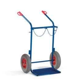Rollcart Flaschenkarre, für 2x40/50 l Flasche, Luft-Bereifung