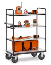 fetra ESD-Etagenwagen, Traglast 500 kg, 4 Etagen