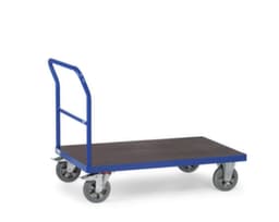 fetra Schiebebügelwagen SUPER-MULTIVARIO mit rutschfester Ladefläche, Traglast 1200 kg, Ladefläche 1000 x 700 mm