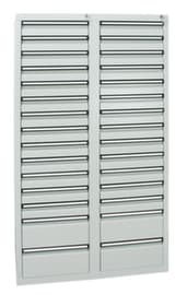 stumpf Schubladenschrank ST 410, 30 Schublade(n), RAL7035 Lichtgrau/RAL7035 Lichtgrau