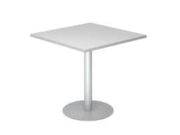 Besprechungstisch, Breite x Tiefe 800 x 800 mm, Platte grau