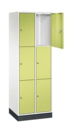 C+P Schließfachschrank Intro, 6 Fächer