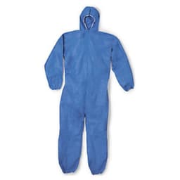 Einweg-Schutzoverall Basiclean, blau, Größe L
