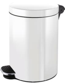helit Antibakterieller Tretabfallbehälter the knight, 3 l, weiß