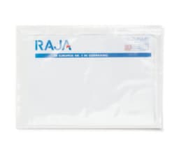 Begleitpapiertasche im Minipack blanco, DIN A7