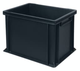 ESD-Stapelbehälter, schwarz, Inhalt 31 l