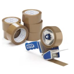 Sicherheits-Handabroller Set mit 6 Rollen, für Bandbreite 50 mm