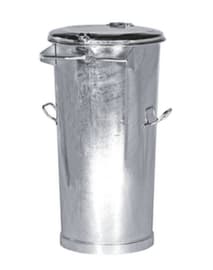 System-Mülltonne aus verzinktem Stahl