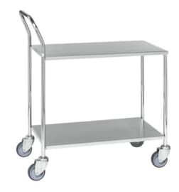 Kongamek Servierwagen, Traglast 200 kg, 2 Etagen