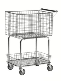 Kongamek Korbwagen, Traglast 100 kg, 2 Etagen