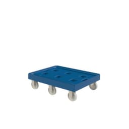 Transportroller FAVORIT XL mit Kunststoffladefläche, Traglast 500 kg, Polyamid-Bereifung