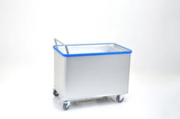 Gmöhling Alu-Kastenwagen G®-ERGO D 1408 / 350 B vario smart grip mit Federboden, Ladefläche 1000 x 650 mm, Inhalt 380 l