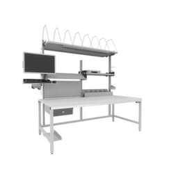 ERGO-line Höhenverstellbarer Arbeitstisch BASIC 7, Breite x Tiefe 1600 x 750 mm