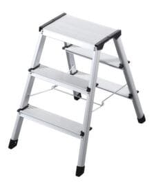 UDOBÄR Klapptritt aus Aluminium, Podesthöhe 600 mm