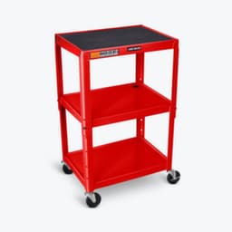 Robuster Beistellwagen für elektronische Geräte