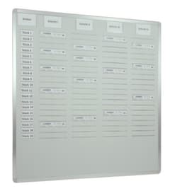 EICHNER Tableau de planification Orga-Easy, gris clair