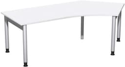Gera Bureau d'angle Pro avec piètement 4 pieds