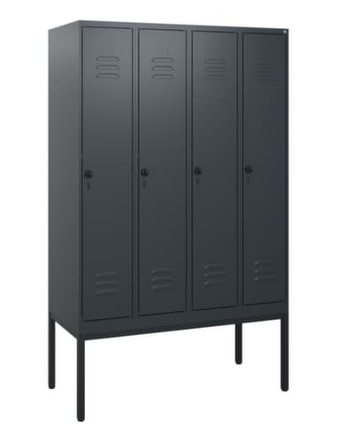 C+P Spind Classic Plus mit 4 Abteilen, Abteilbreite 300 mm