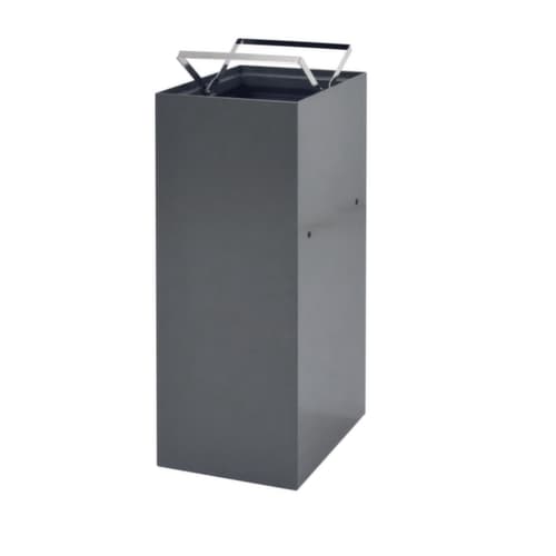 Collecteur de recyclage, 60 l, gris foncé