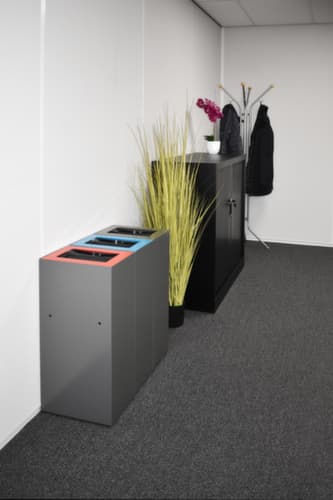 Collecteur de recyclage, 60 l, gris foncé